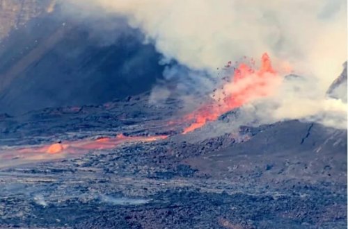 Dünyanın ən aktiv vulkanı yenidən püskürüb