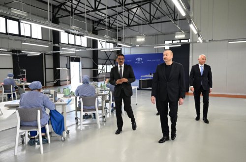 Prezident “LATIFA” Laçın tikiş fabrikinin açılışında iştirak edib - FOTO