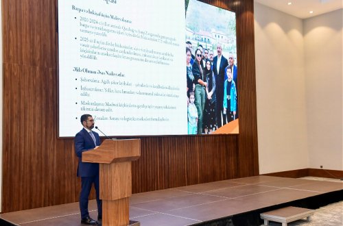 QDF işğaldan azad edilmiş ərazilərin bərpası üçün ianələrin cəlb edilməsi məqsədi ilə donor və tərəfdaşları ilə görüş təşkil edib - FOTO