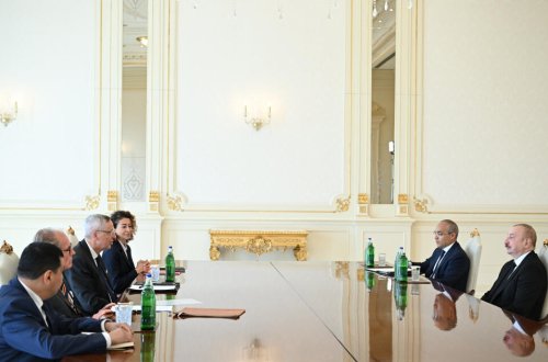 Prezident Alman İqtisadiyyatının Şərq Komitəsinin sədrini qəbul edib - FOTO