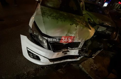 Xanım mayorun törətdiyi qəza: Miqrasiya Xidmətinin əməkdaşları xəsarət alıb