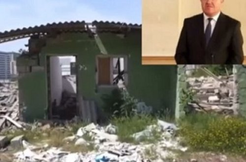 Xətai rayonunda daha bir özbaşınalıq - Sahibkarla razılaşma olmadan obyekti sökülüb - FOTO/VİDEO