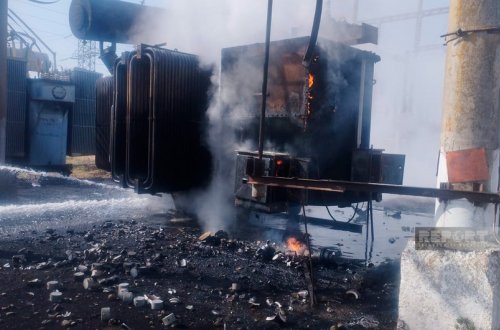 Ucarın elektrik yarımstansiyasında yanğın olub, bir sıra kəndlər işıqsız qalıb