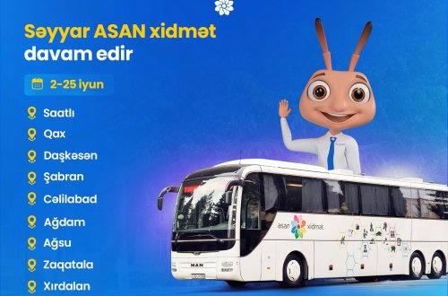 Səyyar ASAN xidmət davam edir
