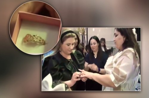 Sıraya düzülüb, müəllimənin barmağına üzük taxdılar - Tovuzda çəkilən görüntülər araşdırılır