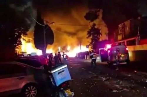 İran İsraili vurdu: Hayfa küçələrində yanğın baş verdi