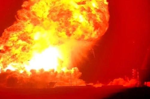 SpaceX-in Starship raketi sınaq uçuşundan əvvəl partlayıb