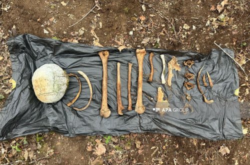 Cəbrayılda insana məxsus olması ehtimal edilən sümük qalıqları tapılıb