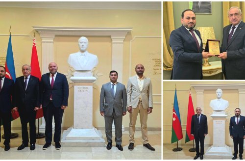 Məhərrəm Əliyev Azərbaycan-Belarus Gənclər Forumu iştirakçılarını qəbul etdi - FOTOLAR