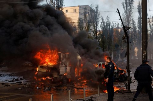 Kiyevə raket hücumu nəticəsində 4 nəfər ölüb, yaralılar var