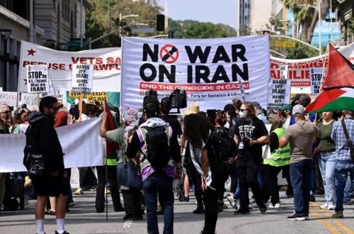 Nyu Yorkda İrana hücum etirazı keçirilib