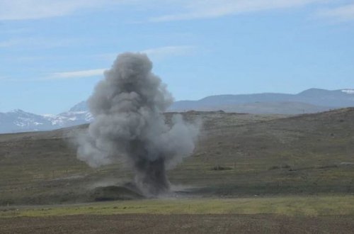 Ağdamda polis əməkdaşı minaya düşərək xəsarət alıb