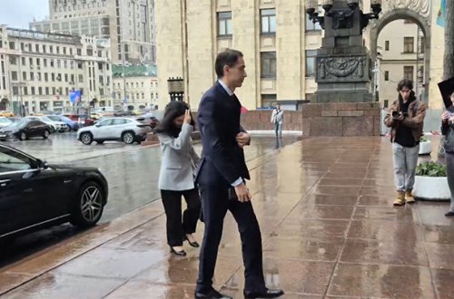 Azərbaycan səfiri Rusiya XİN-ə getdi - VİDEO