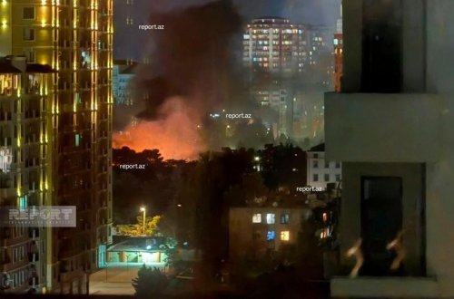 Partlayış baş verən kinostudiyasının ərazisində zərərsizləşdirmə və təmizləmə işləri aparılır