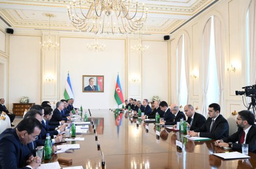 Bakıda Azərbaycan-Özbəkistan Ali Dövlətlərarası Şuranın ikinci iclası keçirilib - FOTO