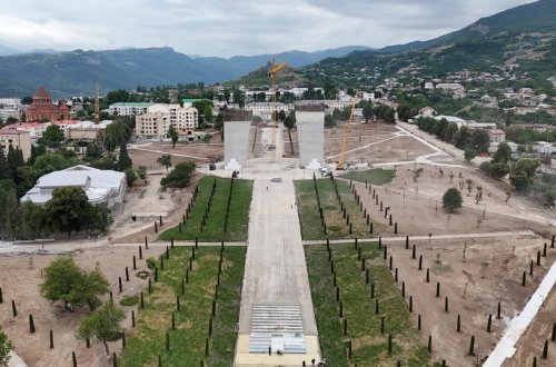 Xankəndidəki Zəfər Tağının hündürlüyü 44 metr olacaq