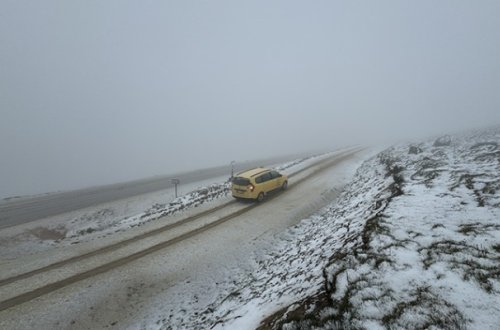 Türkiyəyə qar yağıb - Video
