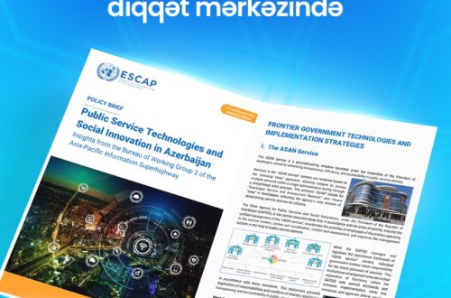 “ASAN xidmət” BMT nəşrində diqqət mərkəzində