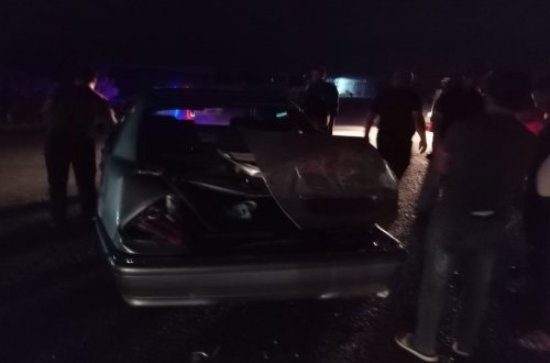 Goranboyda yük və minik avtomobilləri toqquşub