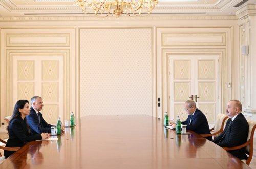 İlham Əliyev Mariam Kvrivişvilini qəbul edib - FOTO