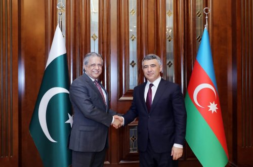 Ali Məhkəmədə Pakistanın hüquq və ədliyyə naziri ilə görüş keçirilib