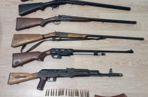 Qanunsuz saxlanılan odlu silah-sursat aşkar olunaraq götürülüb