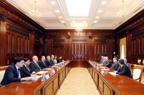 Ali Məhkəmədə İraqın Ali Məhkəməsinin sədrinin başçılıq etdiyi nümayəndə heyəti ilə görüş keçirilib
