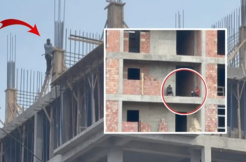 Lənkəranda təhlükəsizlik qaydaları pozulur – “Qala Towers” MTK-nın tikintisində insan həyatı risk altındadır – VİDEO