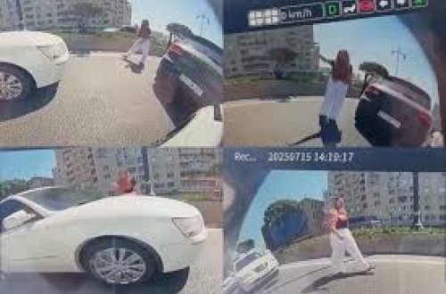 “UNEC”in Sevda müəlliməsi “Porshe”si ilə yolda bu davranışı…..