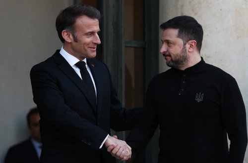 Zelenski və Makron raketlərin tədarükünü müzakirə ediblər