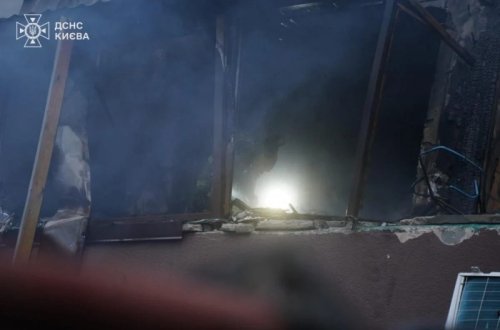 Kiyev dron hücumuna məruz qalıb, dağıntı və yanğınlar var