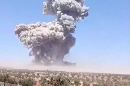 İdlibdə silah anbarında partlayış: 7 ölü