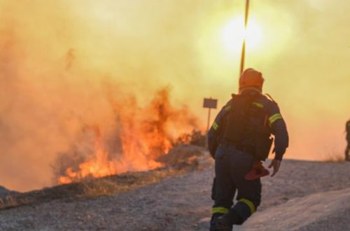 Yunanıstanda 40 min hektardan çox ərazi yanıb