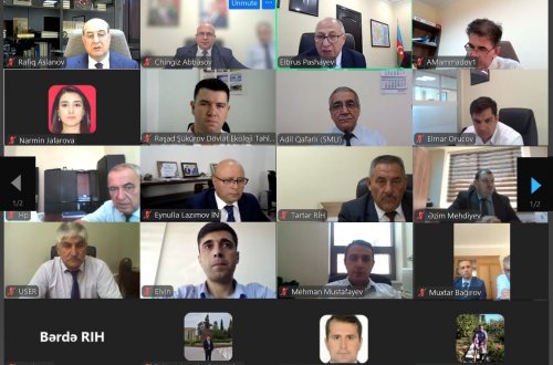 Qarabağ suvarma kanalının yenidən qurulması ilə bağlı yaradılmış İşçi qrupunun növbəti onlayn iclası keçirilib