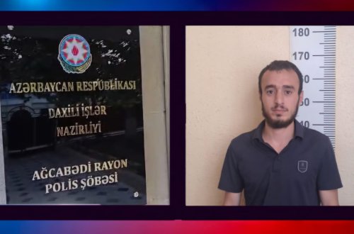 Polis silsilə oğurluq edən şəxsi saxladı