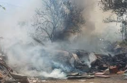 Xocalıda yanğına səbəb olan şəxs saxlanılıb