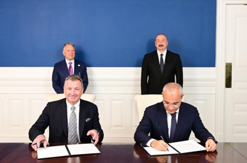 Vaşinqtonda İlham Əliyevin Stiv Uitkoff ilə görüşü olub - VİDEO - FOTO