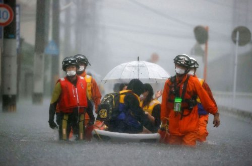 Yaponiyada güclü yağışlar ən yüksək səviyyəli təxliyəyə səbəb olub