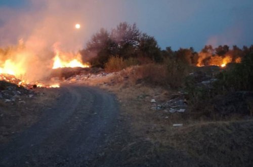 Qəbələdə yanğın törədən şəxs saxlanılıb