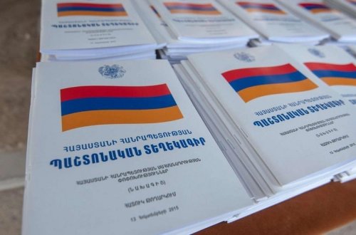 Ermənistanda yeni Konstitusiyasının hazırlanması ilə bağlı iclaslar keçiriləcək
