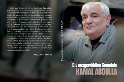Kamal Abdullanın “Seçmələrin Seçməsi – Qranulalar” kitabı Almaniyada nəşr olunub