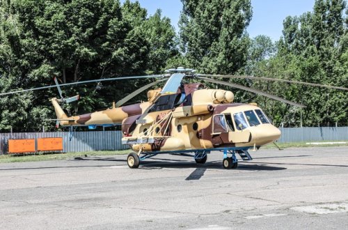 Qırğızıstan Müdafiə Nazirliyinin helikopteri sərt eniş edib