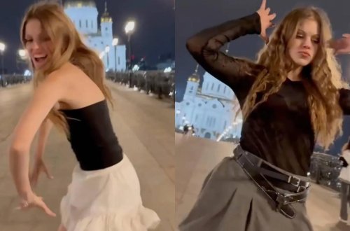 Məbədin qarşısında rəqs edən tələbə qızlar universitetdən qovuldular - VİDEO