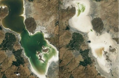 İranın ən böyük gölü quraqlığın qurbanı olur