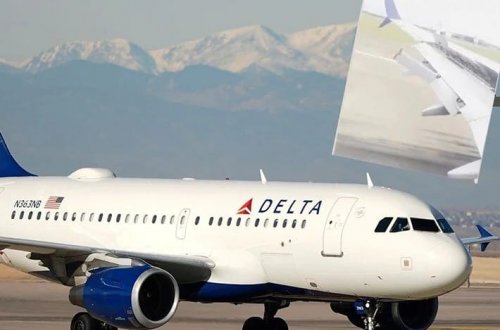 Təyyarə qırılan qanadla təhlükəsiz eniş etdi