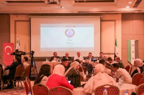 Suriya türkmənləri seçki toplantısı keçirir