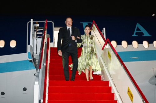 Prezident və birinci xanım Çinə səfərə getdi