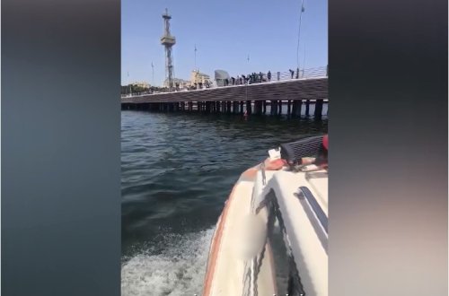 Bulvarda dənizdə boğulan şəxs xilas edildi