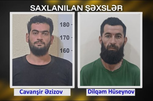 Polis Ağcabədidə 47 min manat dəyərində kabel oğurlayan 2 nəfəri saxladı