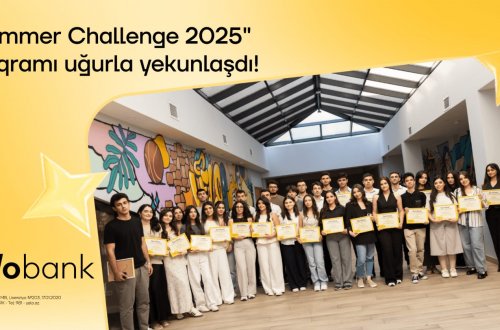 Yelo Bank-ın “Summer Challenge” yay təcrübə proqramı uğurla yekunlaşdı